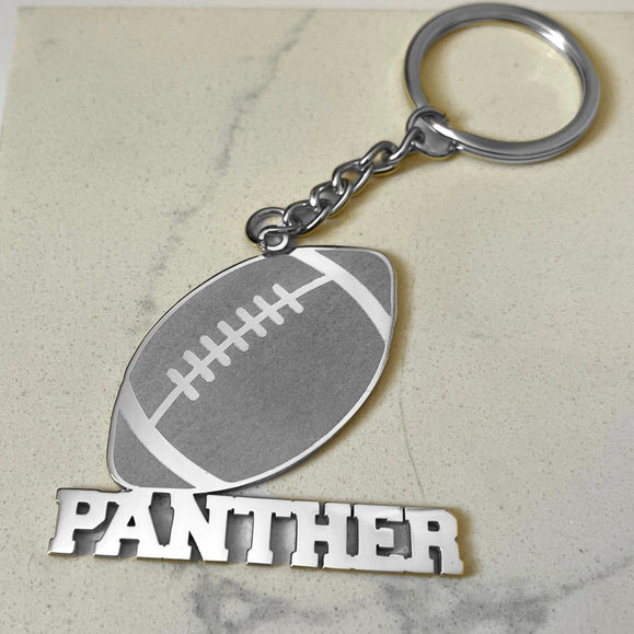 Custom Football Star Keychain - Capsul
