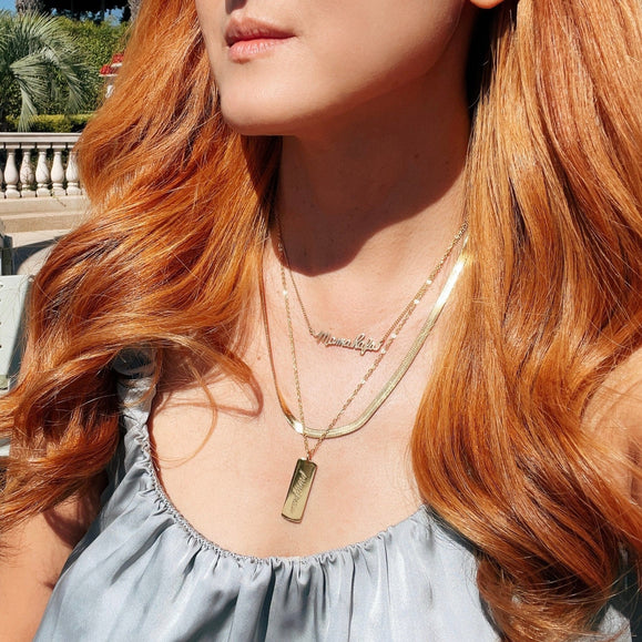 Custom Handwriting ID Necklace - Capsul