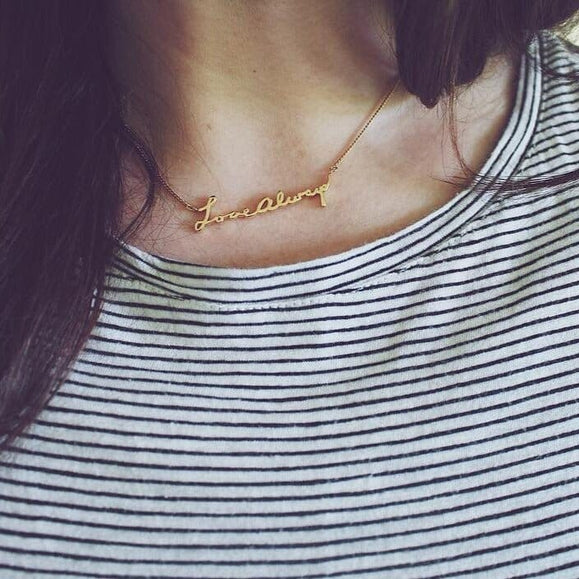Custom Handwriting Necklace - Capsul