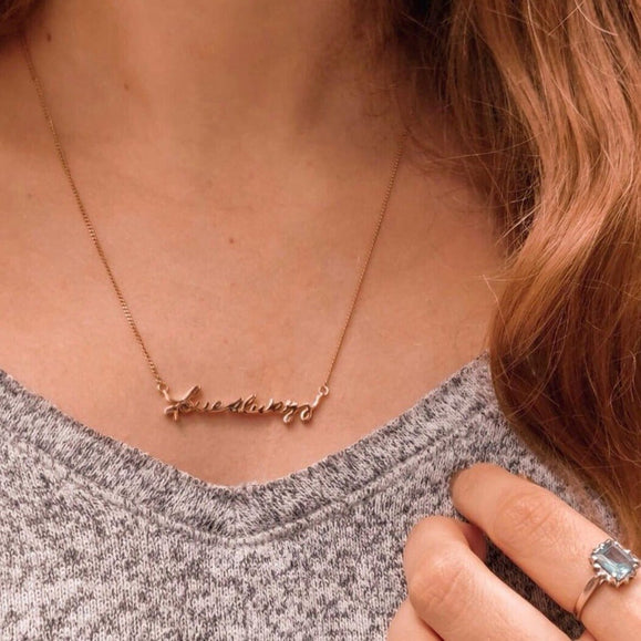 Custom Handwriting Necklace - Capsul