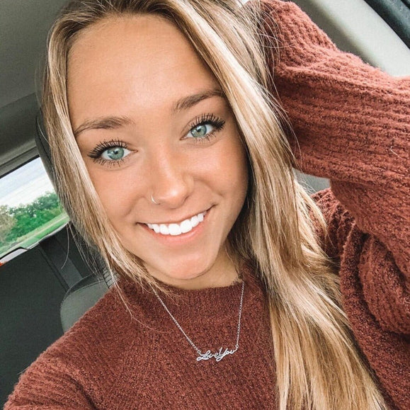 Custom Handwriting Necklace - Capsul