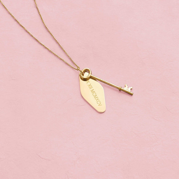Custom Hotel Key Necklace - Capsul