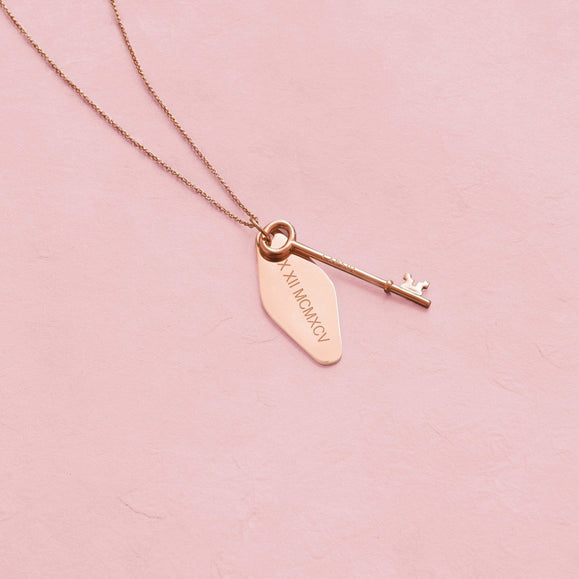 Custom Hotel Key Necklace - Capsul