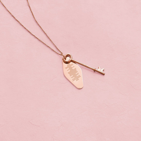 Custom Hotel Key Necklace - Capsul