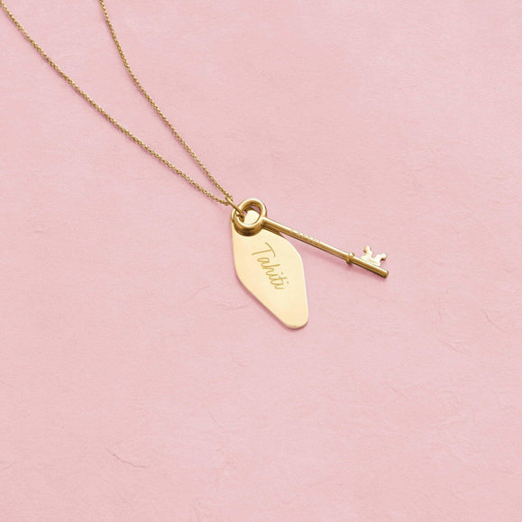 Custom Hotel Key Necklace - Capsul