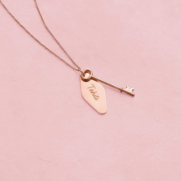 Custom Hotel Key Necklace - Capsul