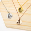Custom Portrait Circle Pendant necklace
