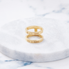 Custom Thin Double Ring