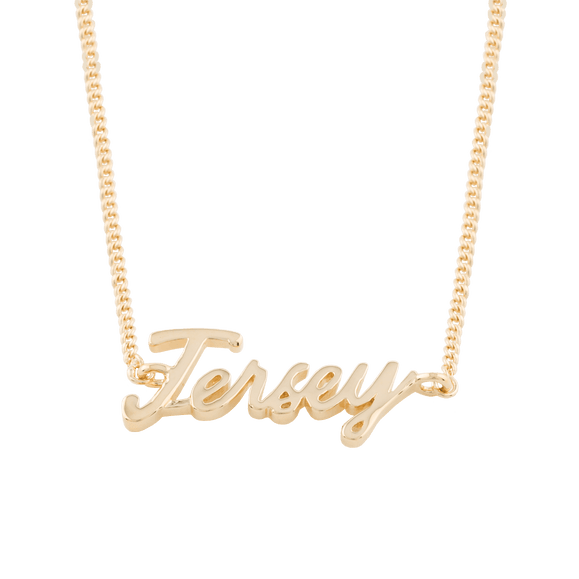 Jersey Signature Necklace