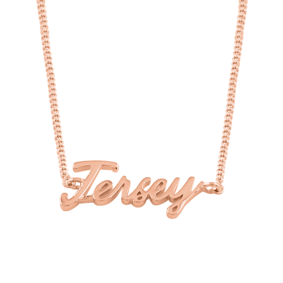 Jersey Signature Necklace