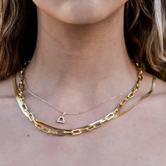 Large Paperclip Chain Necklace - Capsul