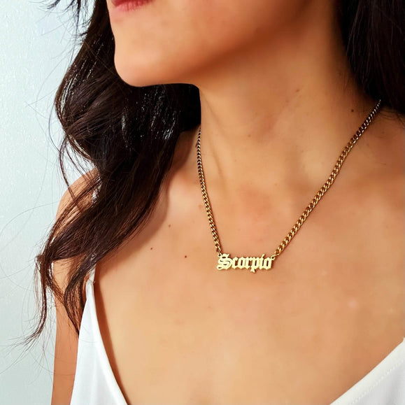 Personalized Cuban Chain Name Necklace - 
