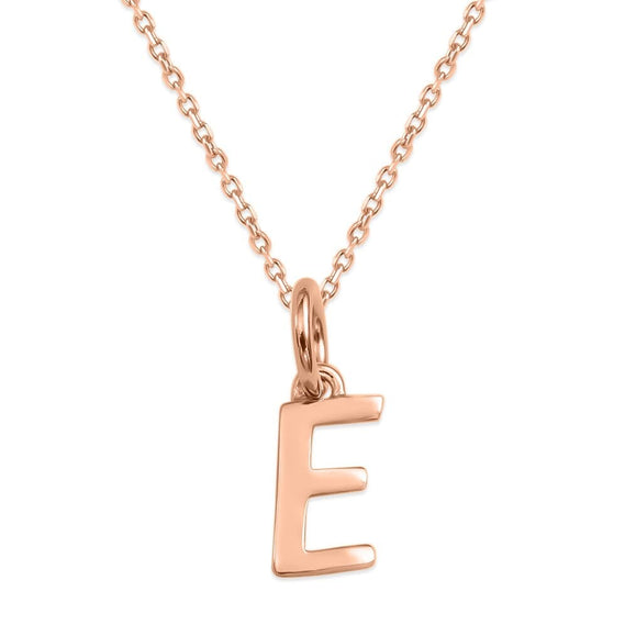 Sterling Silver Alphabet Initials Charms Necklace - Capsul