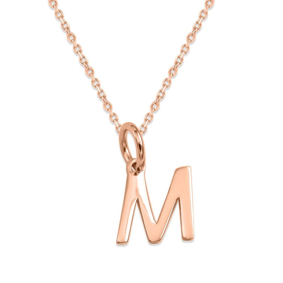 Sterling Silver Alphabet Initials Charms Necklace - Capsul