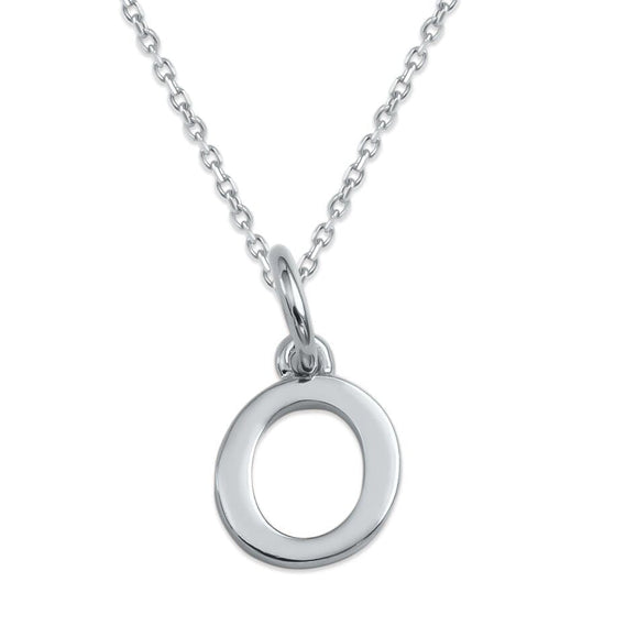 Sterling Silver Alphabet Initials Charms Necklace - Capsul