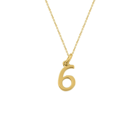 Sterling Silver Numbers Charms Necklace - Capsul