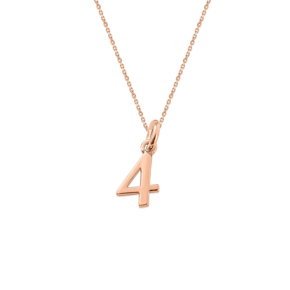 Sterling Silver Numbers Charms Necklace - Capsul