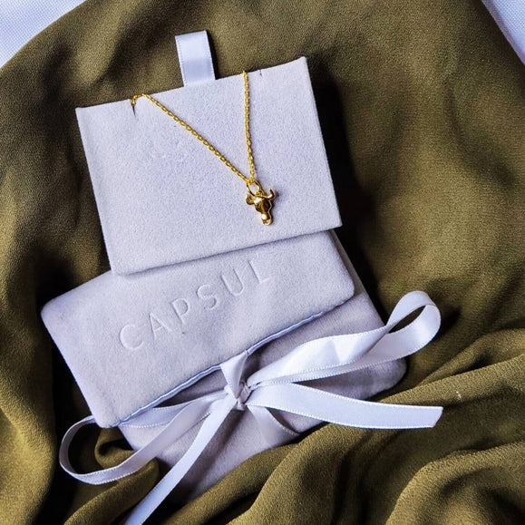 Sterling Silver Zodiac Charm Necklace - Capsul